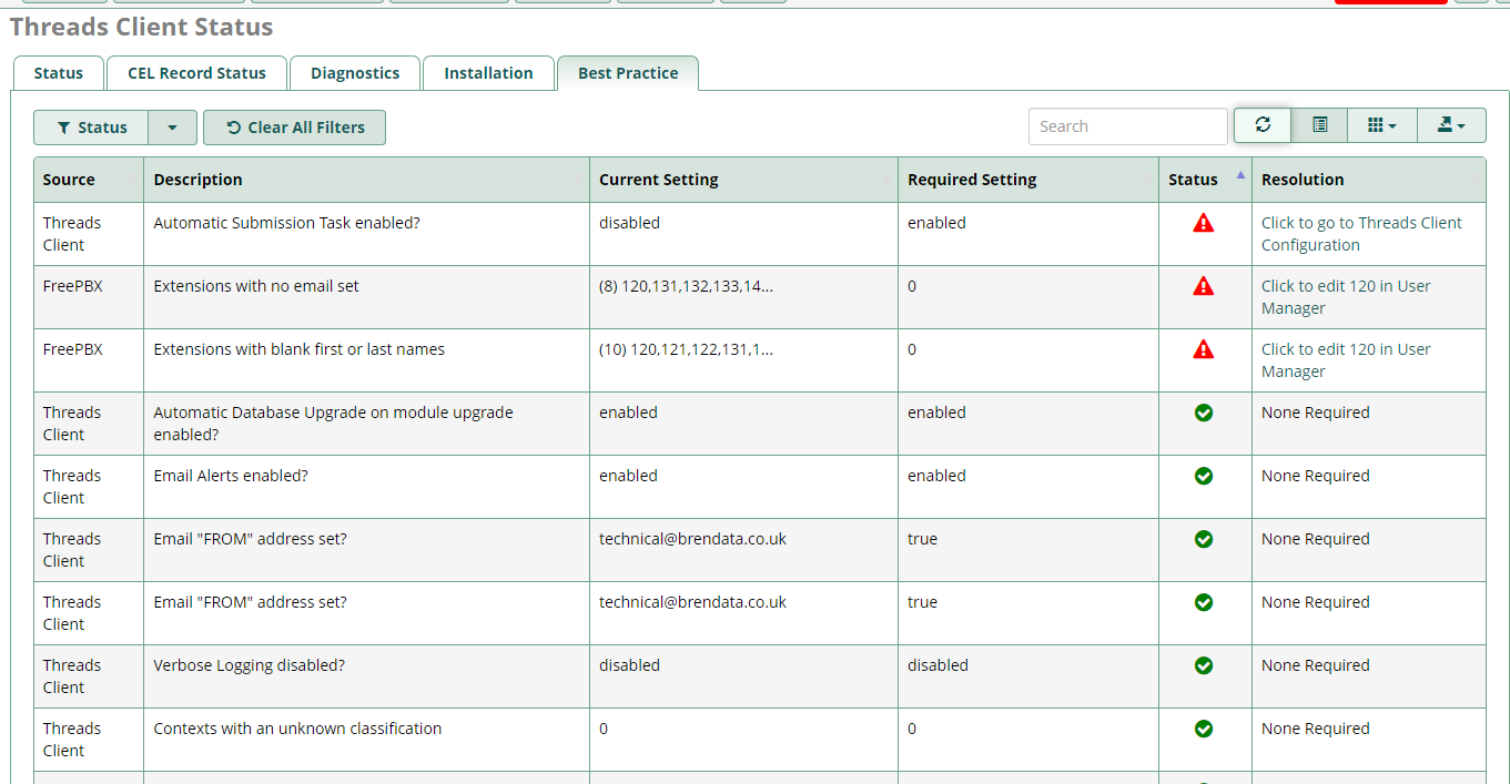 Threads and FreePBX - Threads Cloud