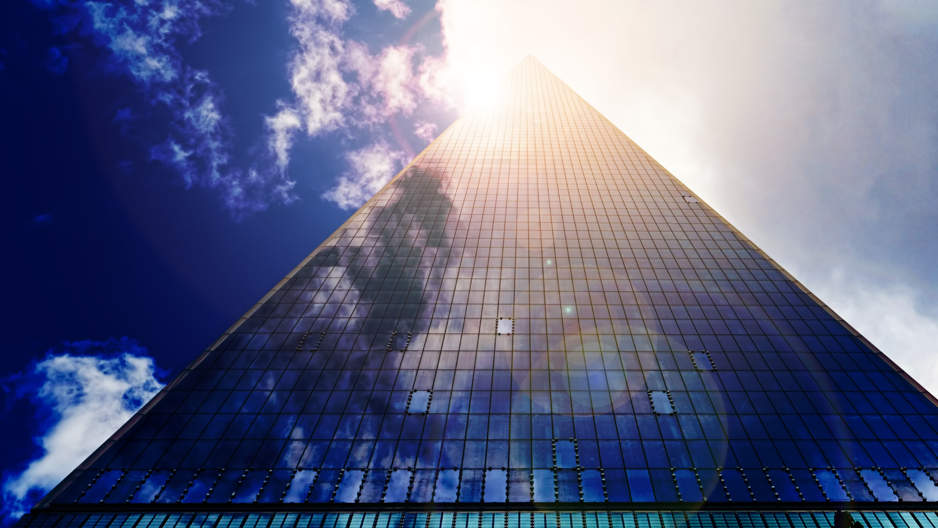 Abstract image of an office building